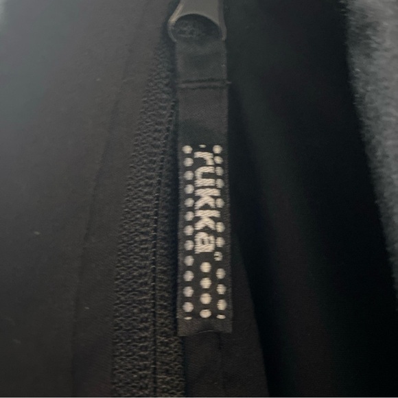 Rukka Soft Shell Black Jacket Women’s Size 46 XXL Weather Resistant Streetwear - Picture 4 of 10